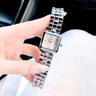 ĐỒNG HỒ NỮ CHÍNH HÃNG SCOTTE DÂY THÉP BI BẠC MẶT VUÔNG XÀ CỪ FULLBOX