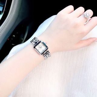 ĐỒNG HỒ NỮ CHÍNH HÃNG SCOTTE DÂY THÉP BI BẠC MẶT VUÔNG XÀ CỪ FULLBOX