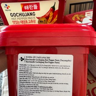 Tương Ớt Hàn Quốc CJ Haechandle Hộp 500g Chính Hãng