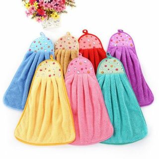 Khăn lau tay có quai 16g (nhiều màu)