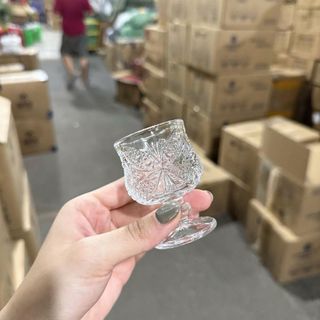 LY RƯỢU TÂY THUỶ TINH F132A