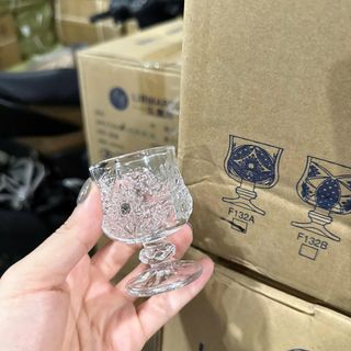 LY RƯỢU TÂY THUỶ TINH F132A