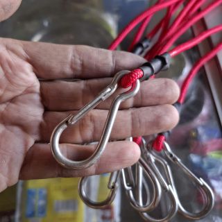 Dây cột gà bao chất lượng (dây to - móc , khớp inox) bịt chân 100% da bò dầy