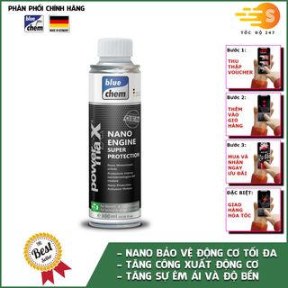 Phụ gia xăng/nhớt/nano cho ô tô Bluechem 33028E/33018E/33181E