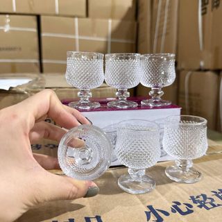 LY RƯỢU TÂY THUỶ TINH F132E