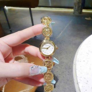 SĂN KHO ĐỒNG HỒ NỮ THỜI TRANG BUBBERI DÂY VÀNG LOGO