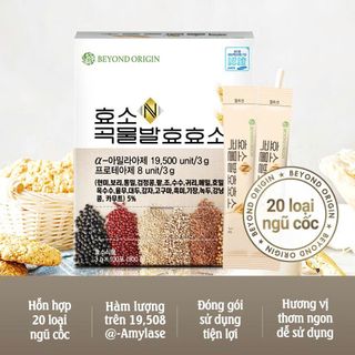 Men Tiêu Hóa Enzyme 20 Loại Ngũ Cốc Lên Men - 100 gói Sỉ Lẻ Toàn Quốc