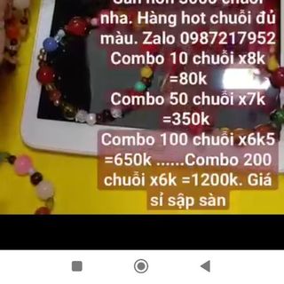 Chuỗi phong thủy đeo tay xinh nhé nhiều màu lunnnn