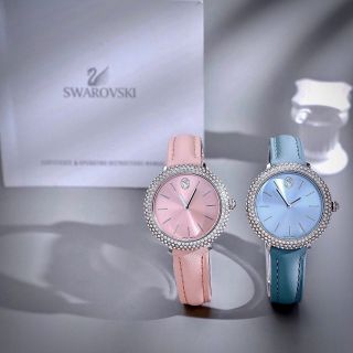 Đồng hồ Swarovs nữ hồng phấn