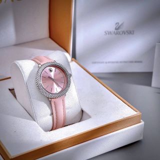 Đồng hồ Swarovs nữ hồng phấn