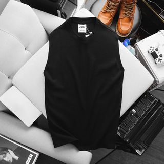 Ba lỗ nam. Chất 100% cotton dày vừa mình, vải dệt kim tổ ong đồng chất