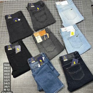 Jeans dài nam. Fhom SLIM , căn bãn( size 30 ống 17,5 cm )