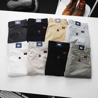 Short kaki nam slimfit , 8 màu , form ngang gối  Chất vải 98% cotton dày dặn đanh mịn.