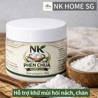 Bột Phèn Chua Chưng Cất Nguyên Chất - Tinh Khiết - Khử Mùi Hiệu Quả -100g / 150g_ Thương hiệu cao cấp NK HOME SG