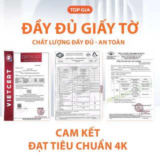 Giấy vệ sinh treo tường TopGia đa sắc đa năng từ bột giấy thiên nhiên, 1280 tờ/4 lớp
