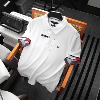 Polo nam.  Chất liệu pique đồng chất