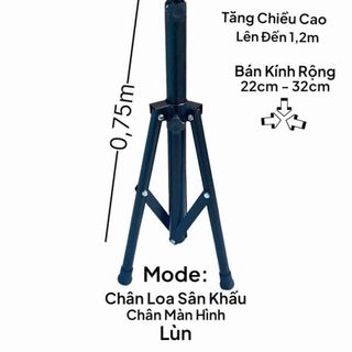 CHÂN LOA SÂN KHẤU LOẠI NHỎ CAO 1,2M