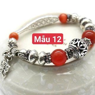 Vòng tay giá sỉ kim loại mix đá mắt mèo