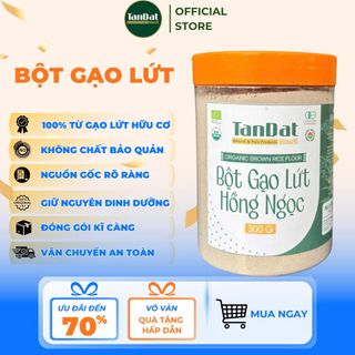 Bột Gạo Lứt Hữu Cơ Rang Chín Xay Mịn Dinh Dưỡng Tự Nhiên Cho Người Ăn Kiêng Eat Clean