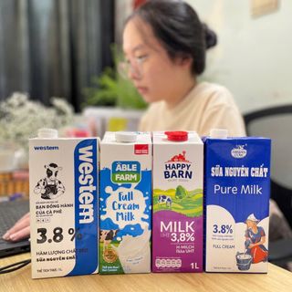 Sữa tươi độ béo 3.8%