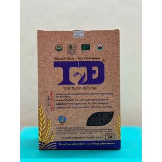 (1KG) Gạo Hữu Cơ Tím Thảo Dược Cao Cấp Giàu Anthocyanin Dinh Dưỡng Tốt Cho Tim Mạch Não Bộ