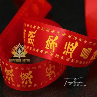 Cuộn 100 Dây Phúc Đới - Dây Ước Nguyện Bình An May Mắn Phù Hợp Trang Trí Nơi Tâm Linh Thờ Tự Chùa Chiền Đình Chất Liệu Vải giá sỉ - giá bán buôn