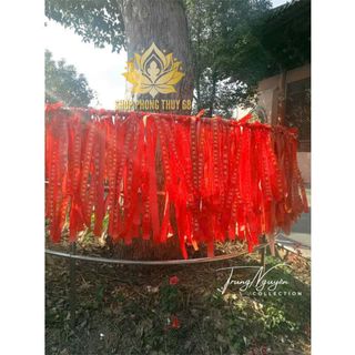 Cuộn 100 Dây Phúc Đới - Dây Ước Nguyện Bình An May Mắn Phù Hợp Trang Trí Nơi Tâm Linh Thờ Tự Chùa Chiền Đình Chất Liệu Vải giá sỉ - giá bán buôn