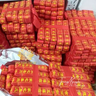 Cuộn 100 Dây Phúc Đới - Dây Ước Nguyện Bình An May Mắn Phù Hợp Trang Trí Nơi Tâm Linh Thờ Tự Chùa Chiền Đình Chất Liệu Vải giá sỉ - giá bán buôn