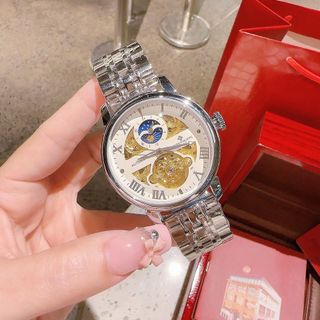SĂN SALE ĐỒNG HỒ NAM TRUNG CẤP FATEK MÁY CƠ DÂY THÉP