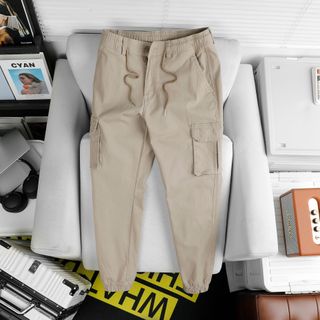 Quần kaki túi hộp nam dài cao cấp