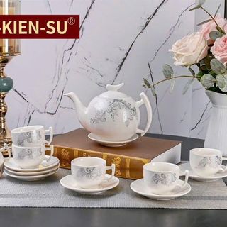 Bộ Ấm Chén Kèm Đĩa Kê X-1 ( THÙNG 12B )