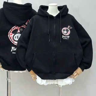 Áo Khoác Dây Kéo Phao Gấu Poppop - Phong Cách Năng Động, Chất Liệu Hoàn Hảo