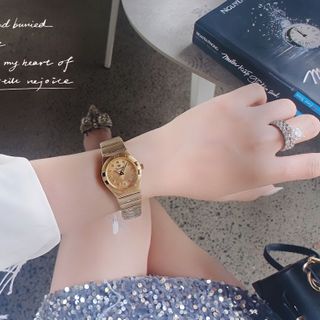 QUÀ VALENTINE ĐỒNG HỒ NAM NỮ CHÍNH HÃNG FUNMEI FIV DÂY THÉP VÀNG VÀ DEMI FULLBOX TEM