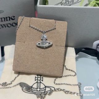 QUÀ VALENTINE DÂY CHUYỀN SIÊU CẤP VIVIENNE MẶT ORB ĐÍNH ĐÁ 3D FULLBOX