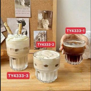 Cốc Thủy Tinh Khía TY4333-1 150ml Cá Ngựa ( THÙNG 72C )