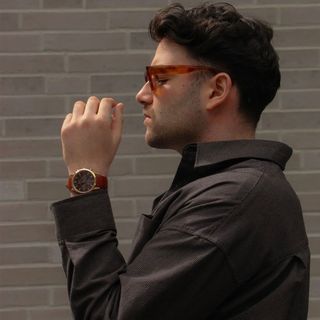 ĐỒNG HỒ NAM CAO CẤP DANIEL W ICONIC CHRONOGRAPH DÂY DA FULLBOX TEM