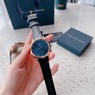 ĐỒNG HỒ NAM CAO CẤP DANIEL W ICONIC CHRONOGRAPH DÂY DA FULLBOX TEM