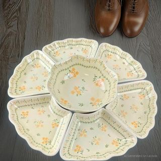 Bộ Mặt Trời 7 Chi Tiết Họa Tiết Cúc Vàng (THÙNG 8B)