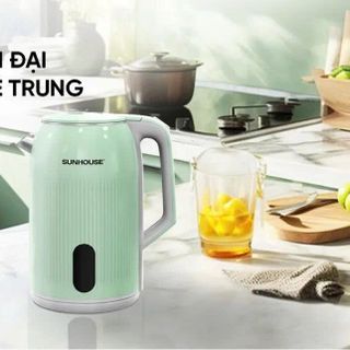 ẤM SIÊU TỐC INOX 2 LỚP 2,8L SUNHOUSE SHD1364