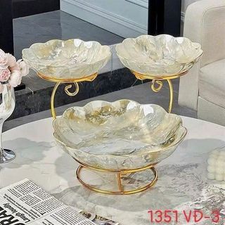 Khay Mứt 3 Tầng Vân Đá 1351 VĐ-3 (THÙNG 12C)