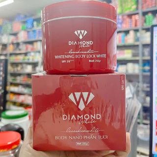 Kem Dưỡng Thể,Kem Dưỡng Body Nano Phấn Tươi Diamond Đỏ 250g