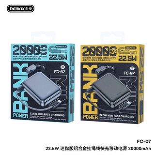 PIN DỰ PHÒNG REMAX FC 07 DUNG LƯỢNG 20000MAH CCC