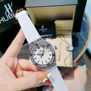 SĂN SALE ĐỒNG HỒ NAM CAO CẤP HULOT VIỀN ĐÁ DÂY DA VÀ SILICON BỌC