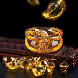 HỦ ĐỰNG VÀNG KÈM THỔI VÀNG NHỎ