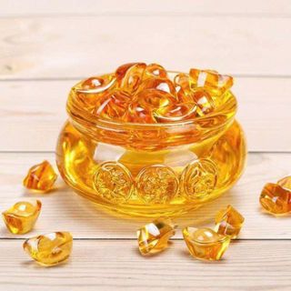 HỦ ĐỰNG VÀNG KÈM THỔI VÀNG NHỎ