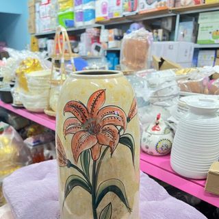 Lọ Hoa, Bình Hoa Gốm Sứ Họa Tiết (TÚI 10C)