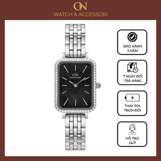 ĐỒNG HỒ NỮ CAO CẤP D WELLINGTON LUMINE DÂY THÉP MẶT CN VIỀN HỘT ĐỦ MÀU FULLBOX TEM