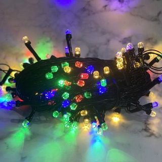 DÂY ĐÈN CHỚP LỤC GIÁC NHIỀU MÀU DÀI 40M