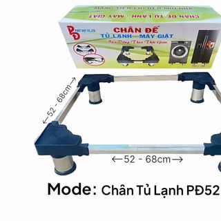 CHÂN MÁY GIẶT, TỦ LẠNH 52-68 INOX 304 giá sỉ