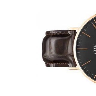 ĐỒNG HỒ NAM NỮ CAO CẤP DANIEL W CLASSIC BLACK DÂY DA HỘP NƠ TEM